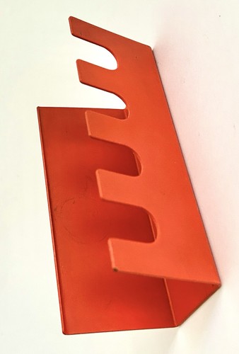 Vintage stempelhalter orange - stempelhalter,